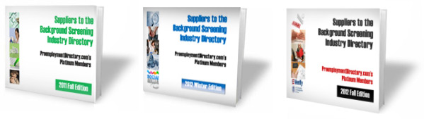 The Suppliers to the Background Screening Industry Buyers Guide 