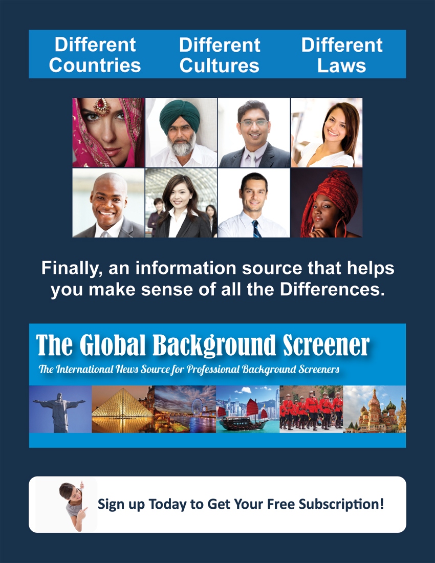 International background screening news