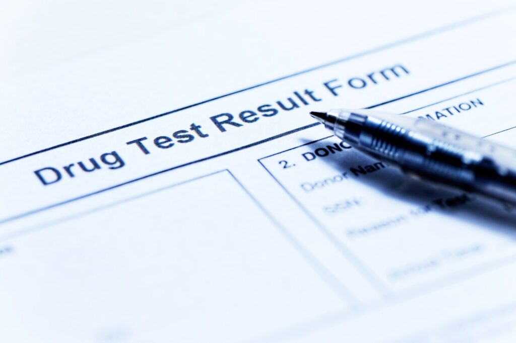 drug testing Deposit
