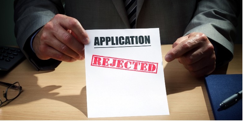 application rejected