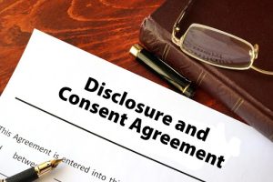 Disclosure and consent agreement