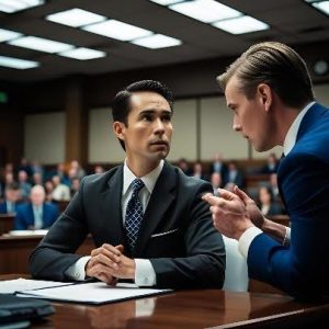 lawyers talking