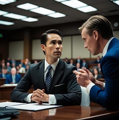 lawyers talking