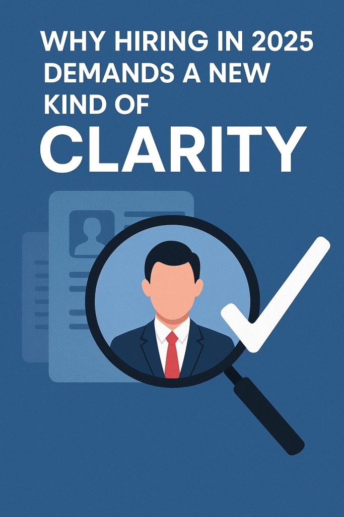 Person look through magnify glass